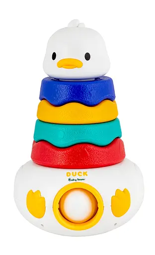 Набор игрушек Baby Team Пирамидка разноцветный (8681) - фото 2