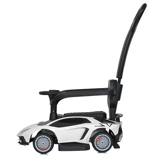 Каталка-толокарь Bambi Lamborghini с музыкой и светом белый - фото 4