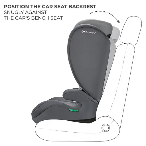 Автокресло Kinderkraft i-Spark Grey (KCISPA00GRY0000) - фото 12