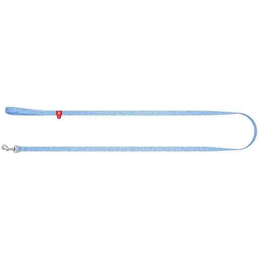 Повідець для котів та дрібних порід собак Waudog Re-cotton з відновленої бавовни світловідбиваючий, XS - фото 2