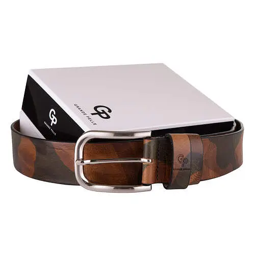 Ремінь шкіряний Grande Pelle чоловічий 120х3,5 см acs0024434 - фото 3