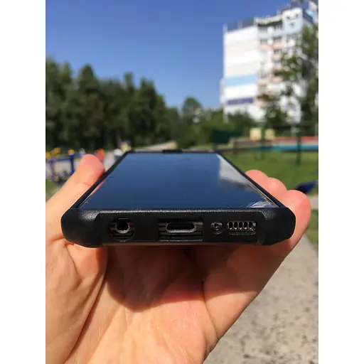 Оригинальный противоударный чехол UAG Monarch для Samsung Galaxy S10 Plus (6.4") Crimson 211351119494 - фото 4