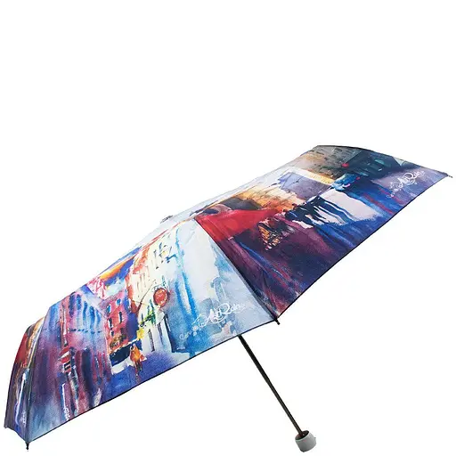 Женский складной зонтик механический Art Rain 98 см разноцветный - фото 2