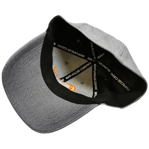 Кепка Savage Gear Classic Jaw Cap One size Grey Melange - фото 2