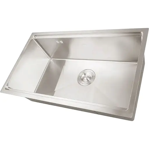 Комплект мийки на кухню та змішувача Nett з нержавіючої сталі NS-7042