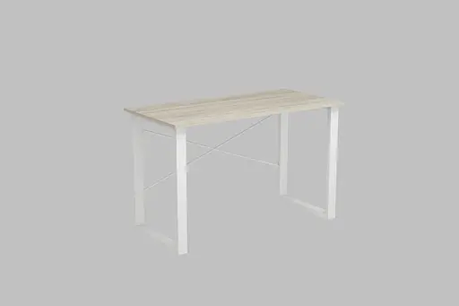 Письмовий стіл Ferrum-decor Драйв 750x1200x700 Білий метал ДСП Дуб Сонома 16 мм (FRD-103188) - фото 5