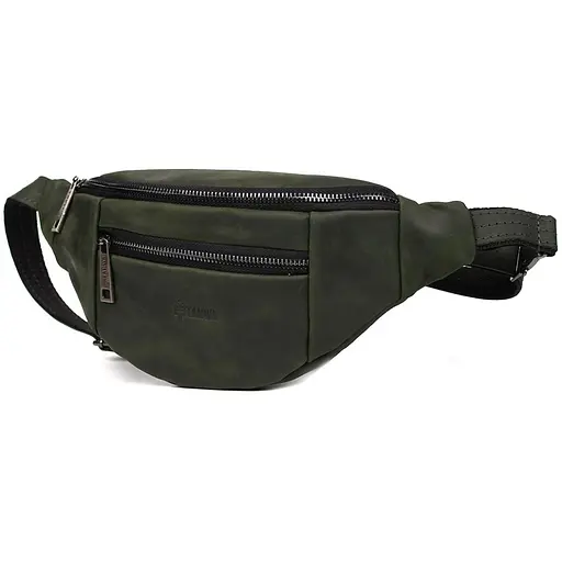 Жіноча шкіряна сумка-бананка Tarwa 31х14х6 см sum0026366 - фото 3