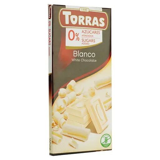 Шоколад білий Torras без цукру 75 г - фото 2