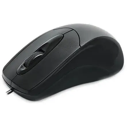 Миша Real-El RM-207 чорний USB оптична 1000 dpi 3 кнопки 12 м - фото 1