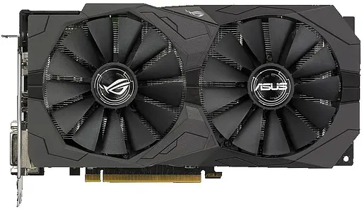 Видеокарта ASUS AMD Radeon RX 570 4Gb Strix (ROG-STRIX-RX570-4G-GAMING) (GDDR5, 256 bit, PCI-E 3.0 x16) Б/у - фото 1