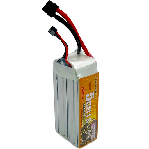 Акумуляторна батарея для квадрокоптерів DarwinFPV 5S 2600 мАг 18,5 В, XT60 7 та 9 дюймів - фото 2