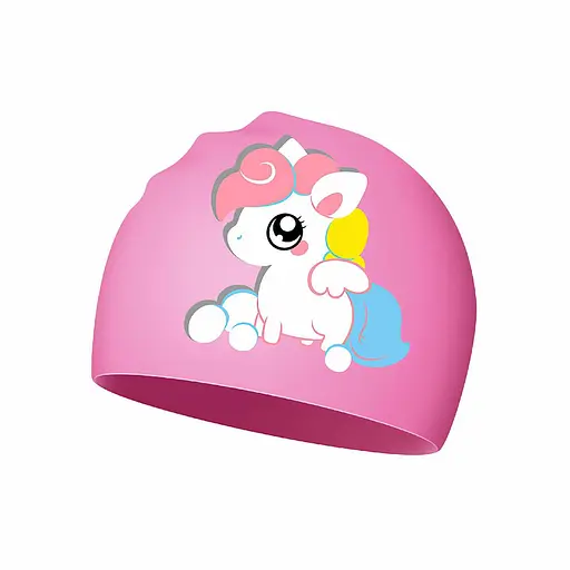 Дитяча Шапочка для плавання Renvo Lima Pony JR Рожевий OSFM (1SC520-05) - фото 6
