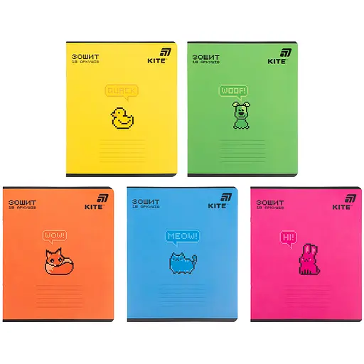 Набор тетрадей Kite 20 шт. 18 листов в линию (K26-237-1) - фото 1