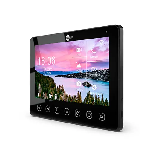 Видеодомофон OMEGA+ HD WF BLACK Neolight (82-00095) - фото 2