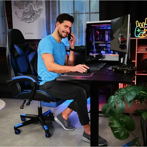 Геймерское кресло Di Volio Ragazo синий - фото 3