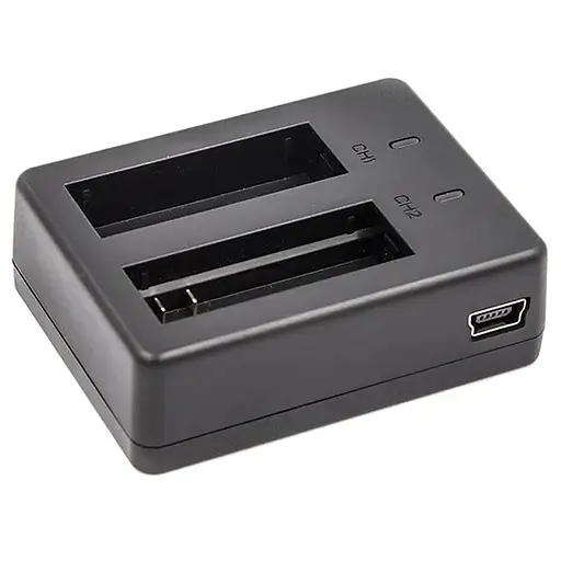 Зарядное устройство для PowerPlant SJCAM SJ7B для двух аккумуляторов