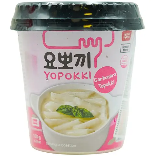 Токпокі Yopokki Carbo в стакані 120 г