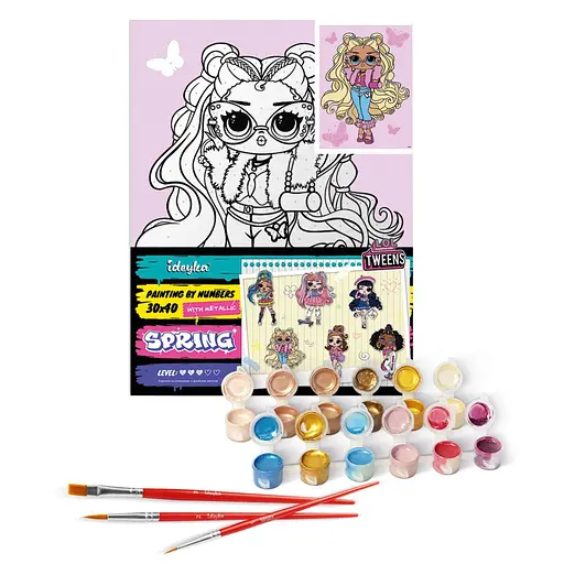 Картина за номерами "L.O.L. Surprise! Tweens Olivia Flutter" Ідейка KHO6286, 30х40 см - фото 2