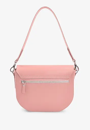 Жіноча шкіряна сумка Ruby L рожева - фото 4