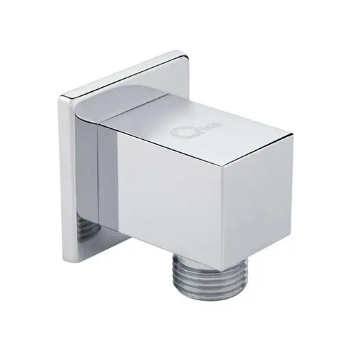 Підключення для шланга Qtap CRM B130, Хром - фото 1