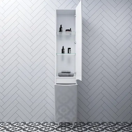 Пенал підлоговий AM.PM Like 36 см правосторонній з кошиком M80CSR0361WG38 - фото 3