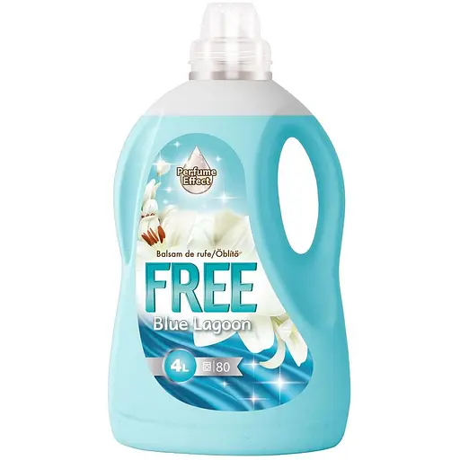 Кондиціонер-пом'якшувач для білизни Free Blue Lagoon 4 л