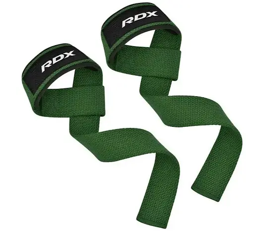 Лямки для тяги RDX W1 Gym Single Strap Army Green Plus (WAN-W1AG+) - фото 3