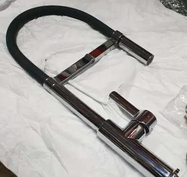 Смеситель для кухни с подключением питьевой воды Imprese Boa 55901 Черный - фото 3