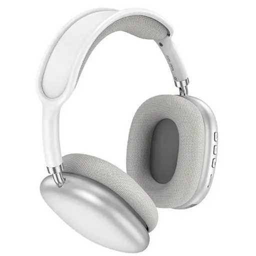 Bluetooth Стерео Гарнітура Borofone BO22 |BT5.3, AUX/TF, 12h, 400 mAh| Сталевий - фото 2