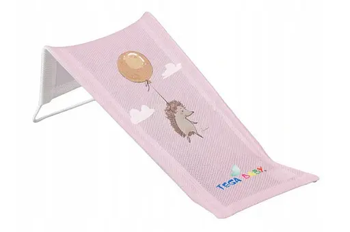 Лежак для купання з малюнком Лісова казка, рожевий, TEGA