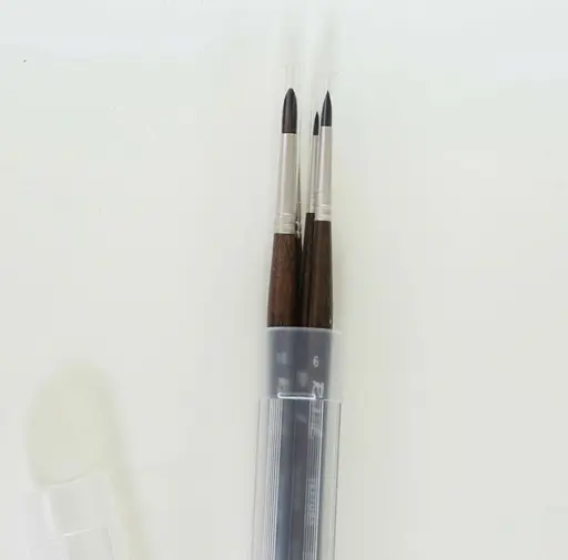 Набор кистей для масла Raphael Textura, круглые, 5 шт, 0. 4, 8, в тубусе - фото 2