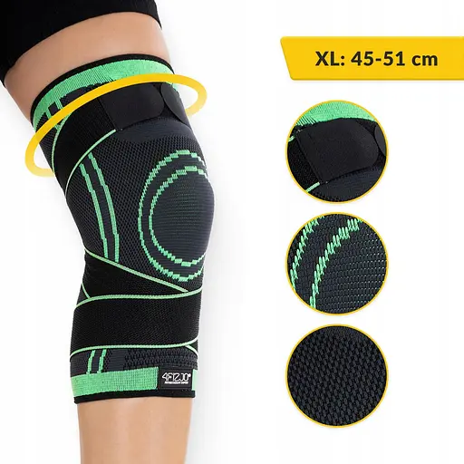 Фіксатор (бандаж) для коліна 4FIZJO 1 шт 4FJ0445 Size XL (P-5907739317803) - фото 2