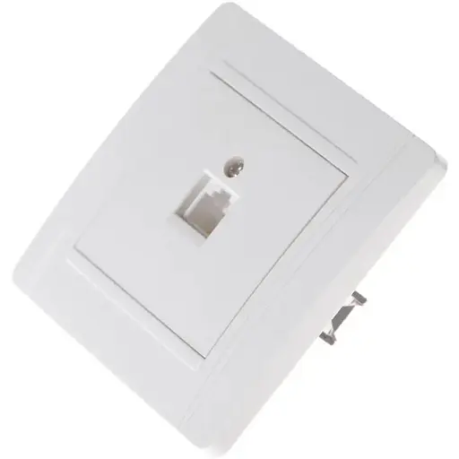Розетка Brille ZB-1TV wh (L15-036)