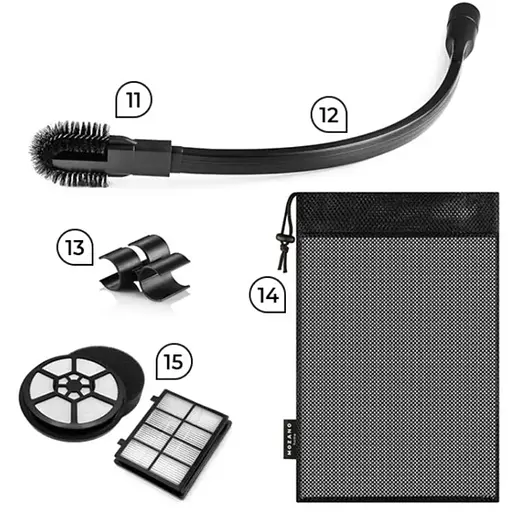 Пилосос без мішка Mozano Max MultiCyclone 4000 Вт Beige AGD/ODK/C/03#BEZ - фото 5