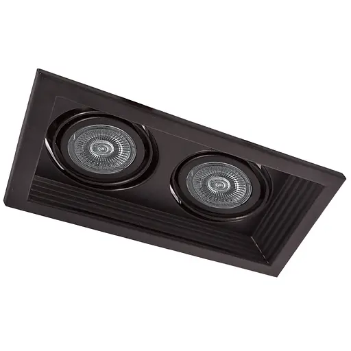 Точковий світильник Feron DLT202 під лампу чорний - фото 1