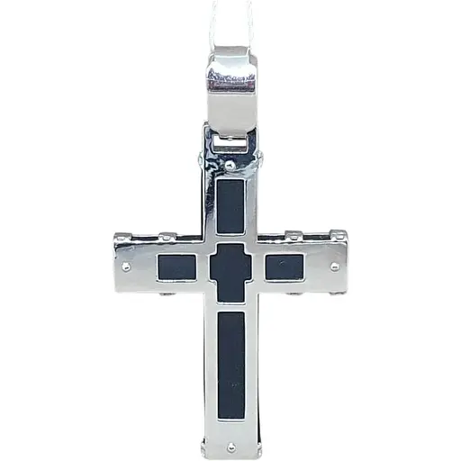 Золотий хрестик Tango з каучуком. 940020В