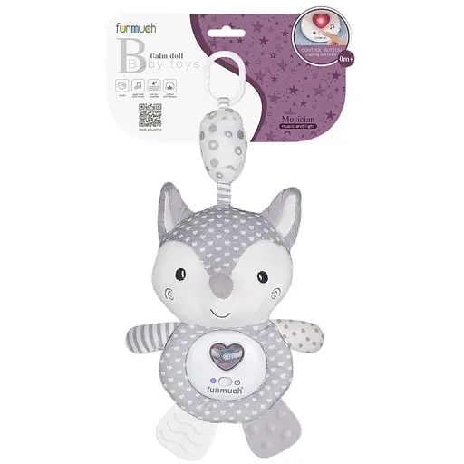 Іграшка музична Funmuch підвіска Лисеня зі світловими ефектами (FM888-22) - фото 2