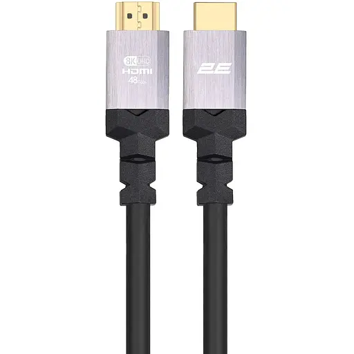 2E Кабель HDMI (M/M), 3м, 2.1, 4K/120Hz, 8K/60Hz 48Gbps, Ultra High Speed, чорний