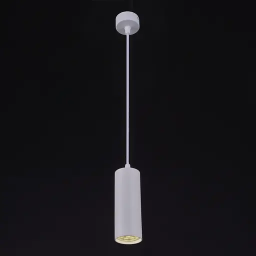 Люстра подвесная Brille тубус GU10 WH (AL-730/1) - фото 6