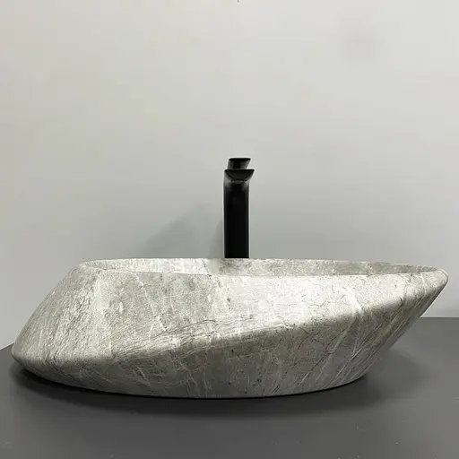 Умивальник VBI Rotello stone matt накладний VBI-017101, Мармур - фото 4