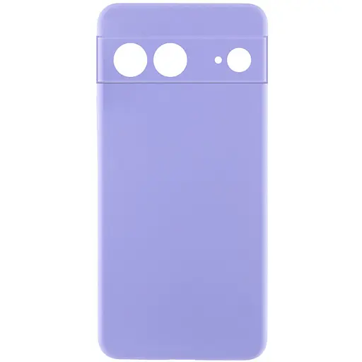 Чохол Silicone Cover Lakshmi Full Camera (AAA) для Google Pixel 8 Бузковий / Dasheen