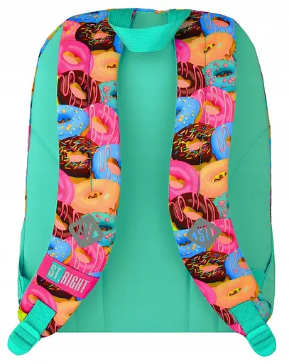 Молодежный рюкзак с донатами 16L ST.RIGHT BP-33 салатовый Head sum0028822 - фото 3