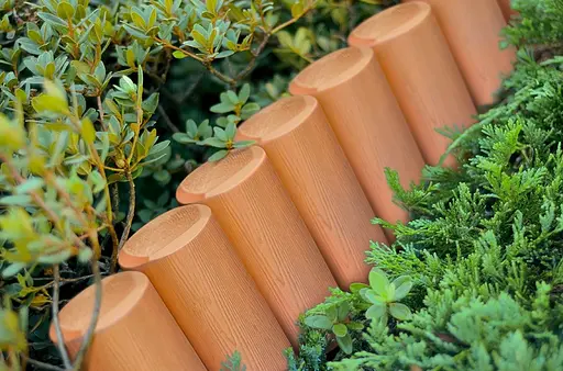 Палісад садовий Prosperplast Palisada трубчастий теракотовий 2.4 м - фото 4