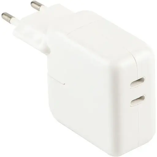 Зарядное устройство блок адаптер Foxconn Dual Type-C PD 25 W + 25 W Total 50 W - фото 1