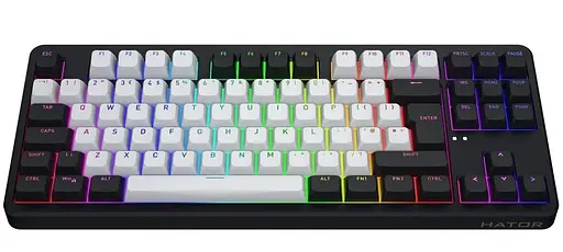 Клавіатура HATOR Rockfall 3 Mecha TKL Wireless Orange ENG ISO Black (HTK850EU) - фото 1