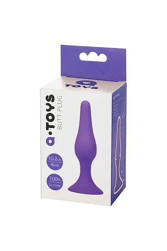 Анальна пробка Bomp A-Toys Toyfa 10.2 см (фіолетовий) - фото 5