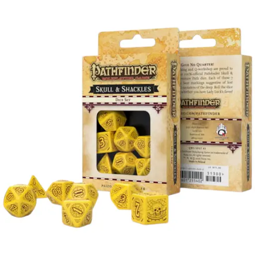 Набір кубиків Pathfinder Skull & Shackles Dice Set , 7 шт. (SPAT43)