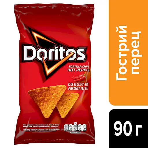Чипси кукурудзяні Doritos зі смаком гострого перцю 90 г (929718) - фото 6