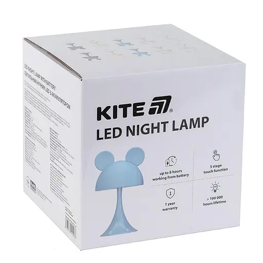 Світильник-нічник Kite LED з акумулятором Simple Mouse рожевий (K25-317-2-2) - фото 6