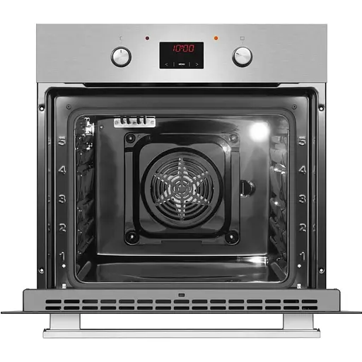 Духовка электрическая Hansa 60 см 62 л A гриль эмаль легкого очищения нержавеющая сталь - фото 2